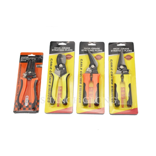 7 inch 2 in 1 multi function hand tool for stripping and cutting wires cable cutter wire stripper multi tool