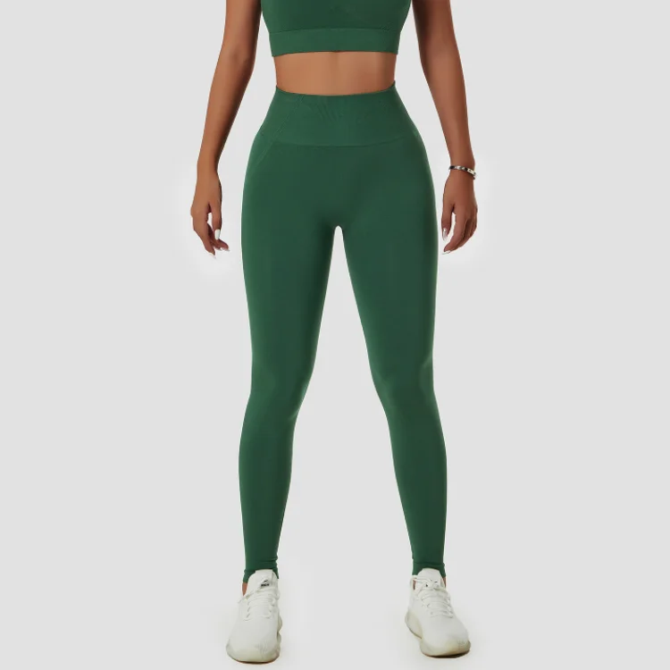 Fitness & Yoga Wear Gym Outfit Pants 87% nylon+13% spandex Tummy Control Butt Lifting Sport Yoga Leggings Women