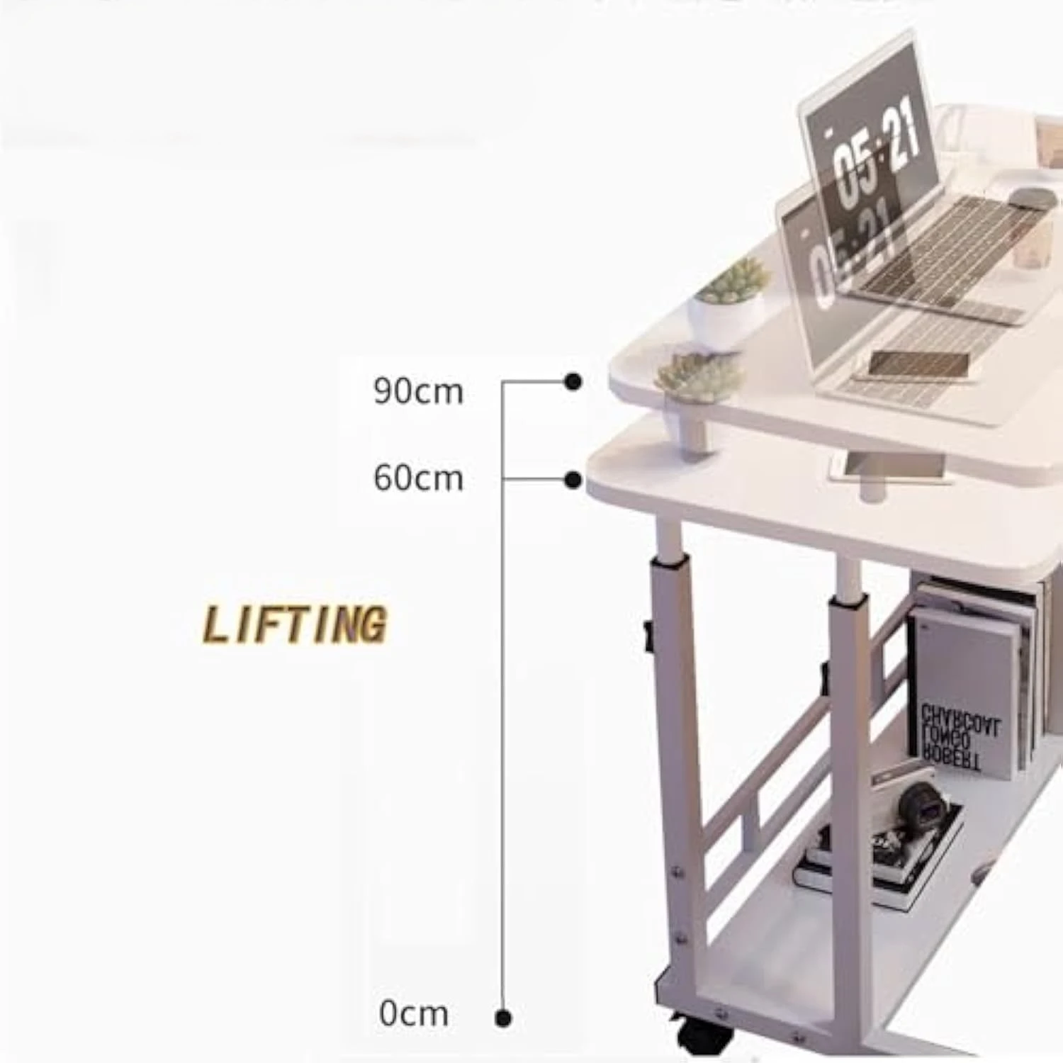 Hot Sale Movable Adjustment Laptop Table Simple Lift Computer Desk For Bedside Use  Removable Laptop Desk