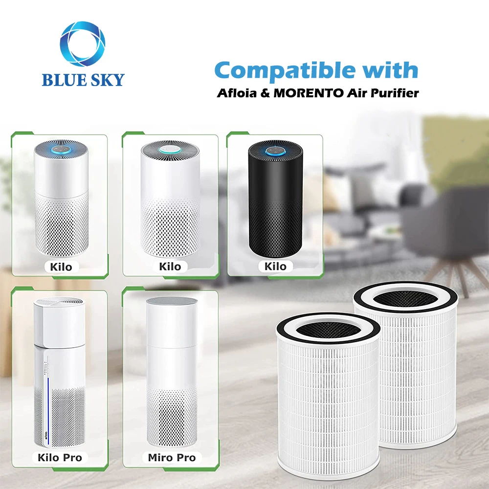 True HEPA Replacement Filter Compatible with Afloia Air Purifier Kilo and Kilo PRO MIRO and MIRO PRO MORENTO MR-KILO