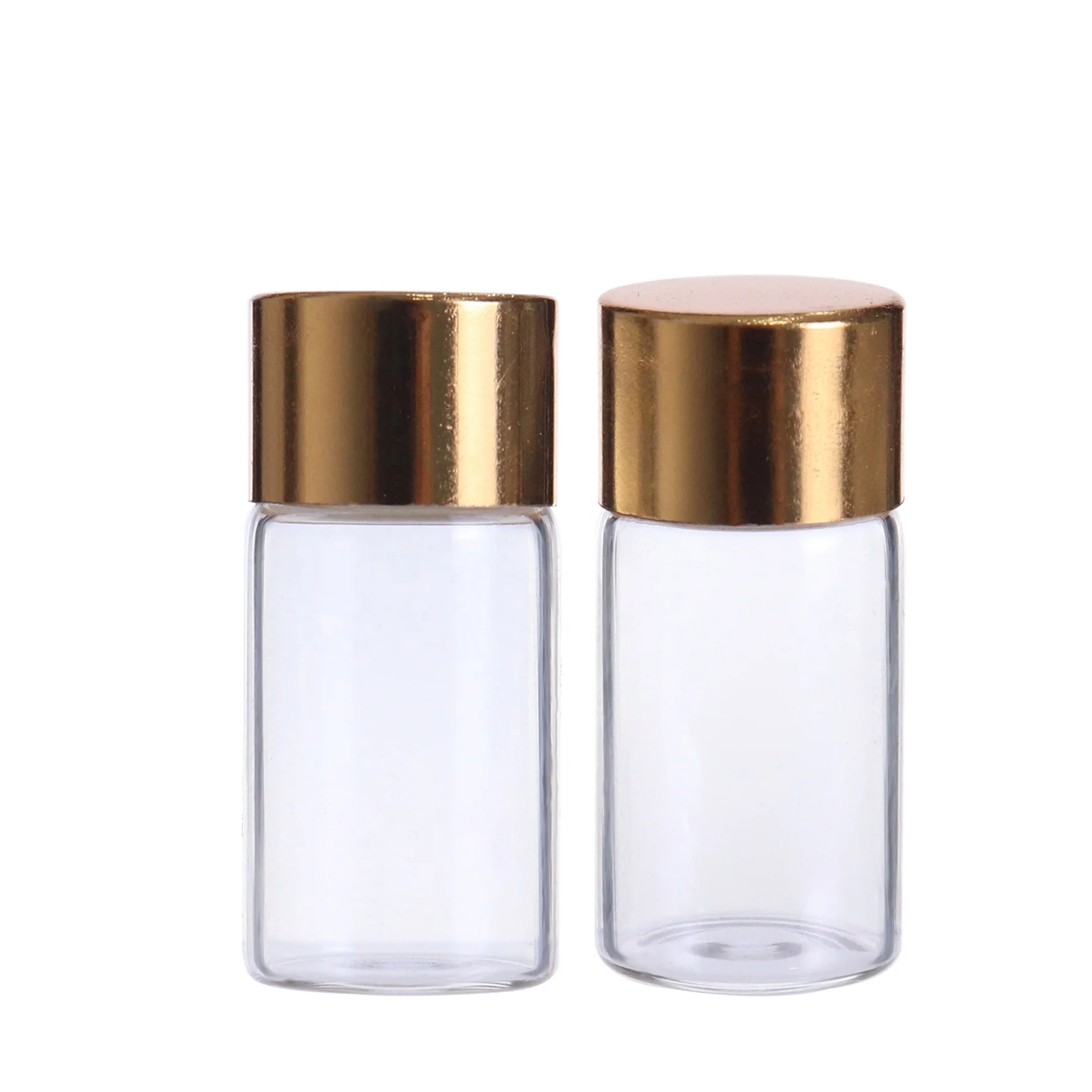 1ml 2ml 3ml 5ml  clear amber small sample glass perfume vial with screw top