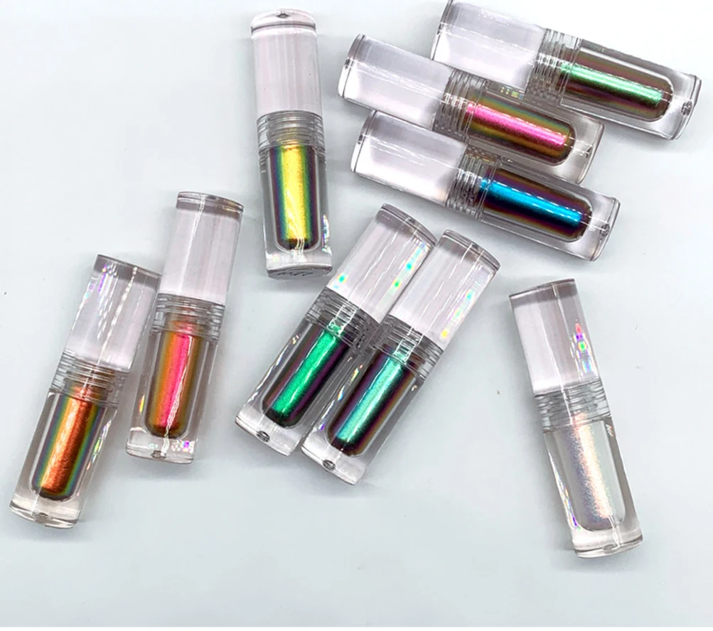 10 Pcs Chameleon Liquid Eyeshadow Wholesale No Label Metallic Glitter Eye Shadow Private Label Cosmetics Radiant High Pigment