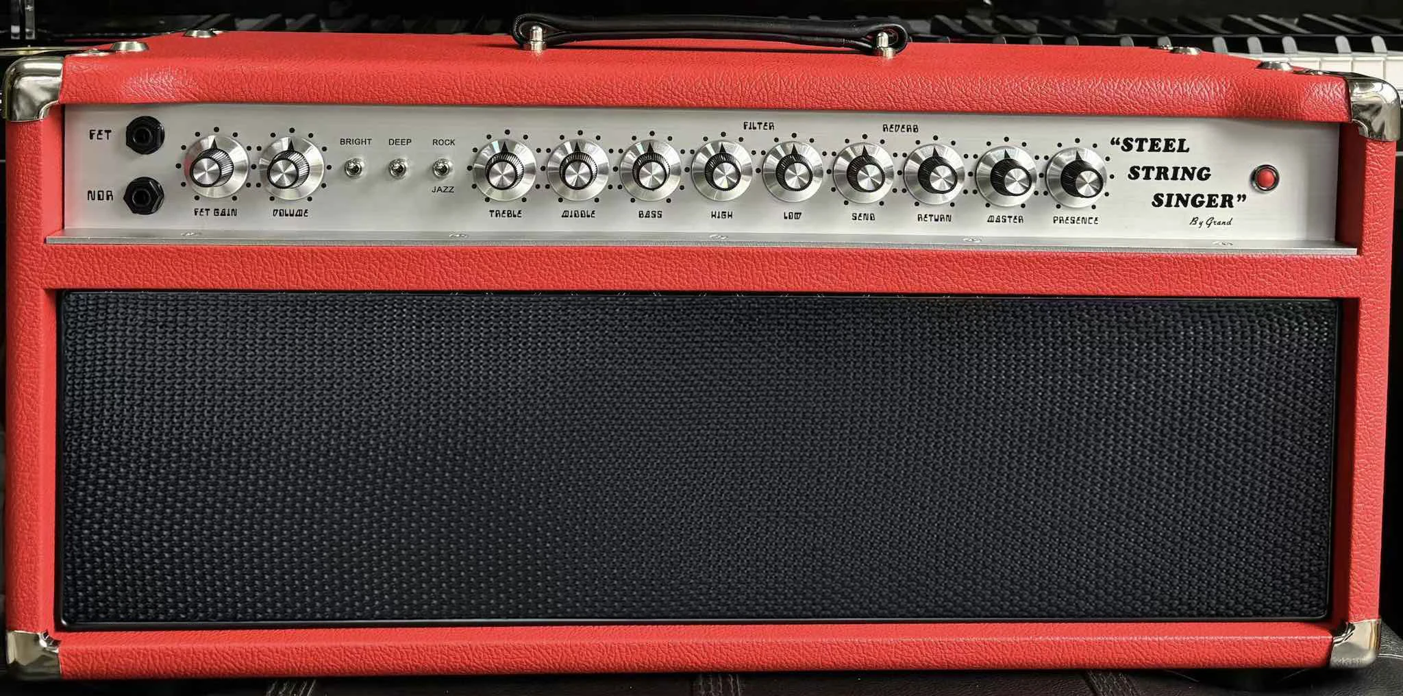 Профессиональный трубчатый усилитель для гитары 100 Вт Dumble TONE SSS100 стальной струнный клапанов в красном цвете
