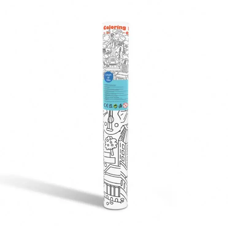 2024 New kids toys Coloring Roll - Cities Around The World games toys for children