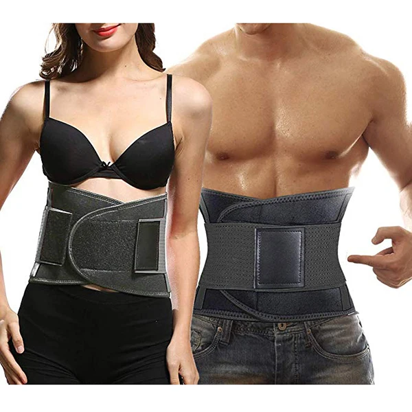 Adjustable sweat neoprene slim waist trimmer belt