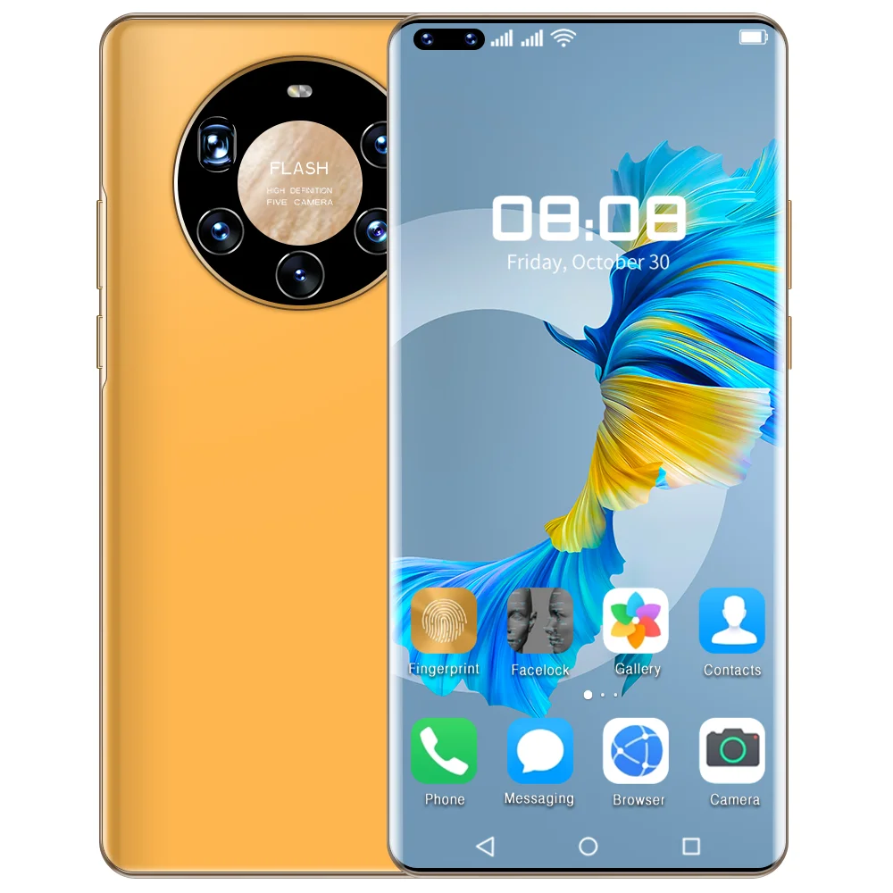  Горячая распродажа! Коврики 40 Pro + мобильный телефон Android 10 0 сотовый Mate40 смартфон 7 2