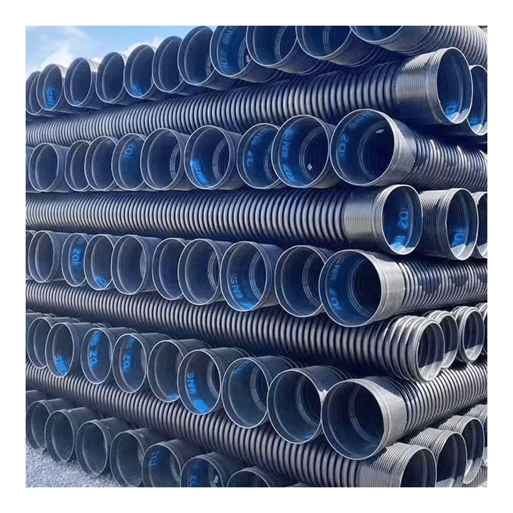 28 1500Mm 24 Inch 200Mm 500Mm 800Mm Sn4 Pe Material Perforated Sewer Double Wall Corrugated Hdpe Drain Drainage Pipe Price List