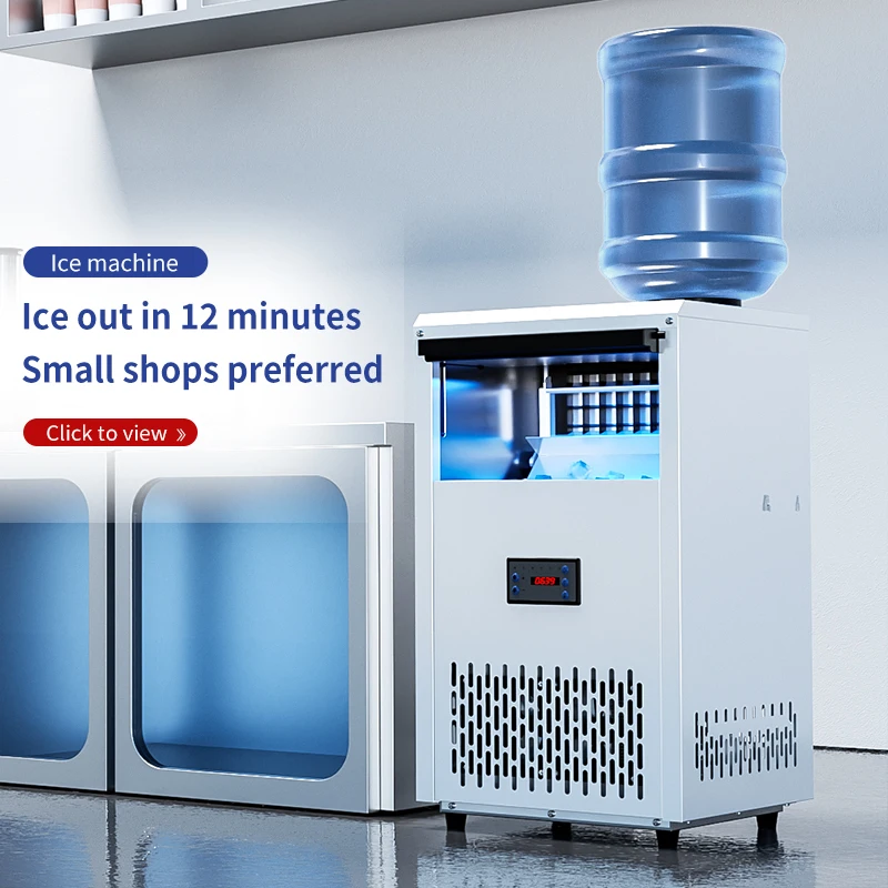 Commercial Big Capacity Dry Cube Ice Making Machine Small Block Ice Machine Ice Cube Maker Machine