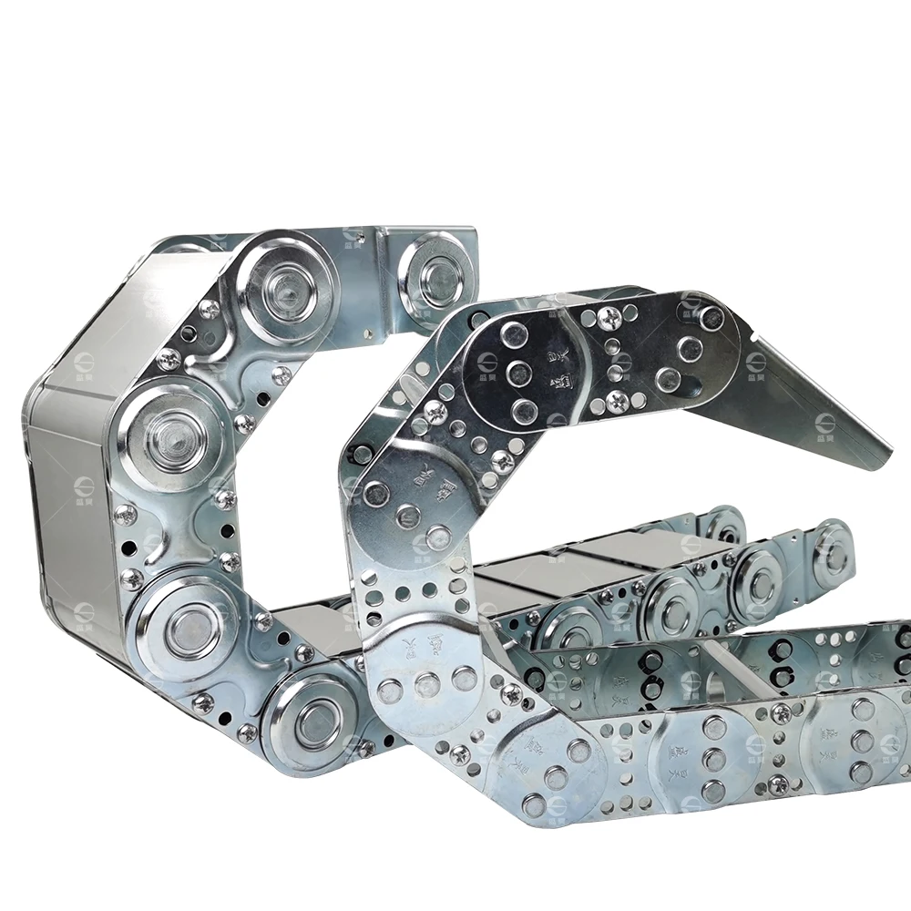 Industrial steel cable tray chain rig cable carrier