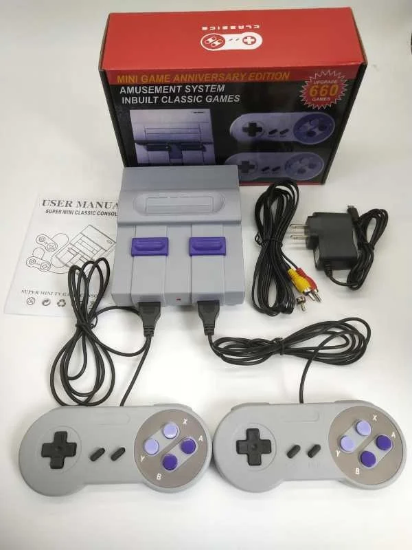 660 Games Retro Video Game Console Mini 8 bit Family TV Classic Gaming Console Support Wired Multi Players Gamestick