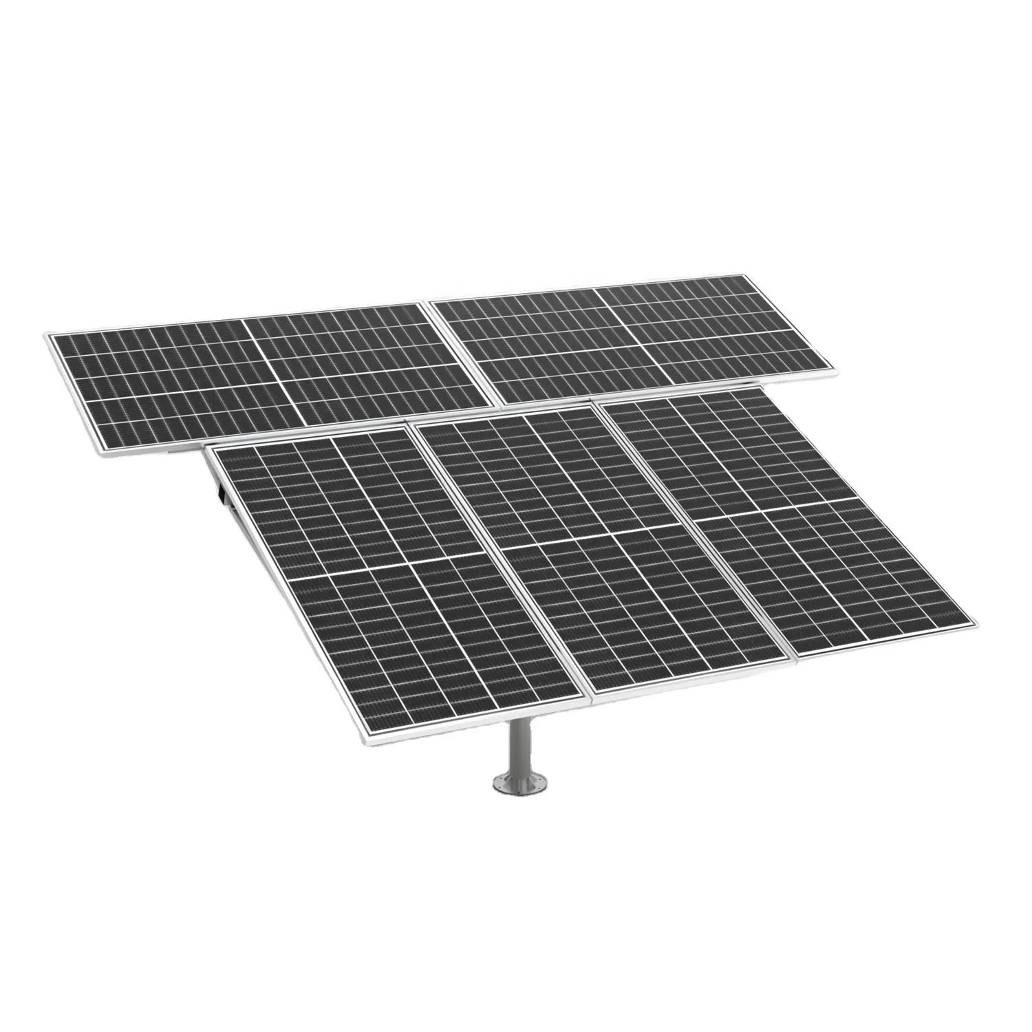 Dual Axis Solar PV Tracking System 2.5kW Smart Tracker Sun Power Clean Energy Solar Power Generation Silent Safe On Grid Home T5