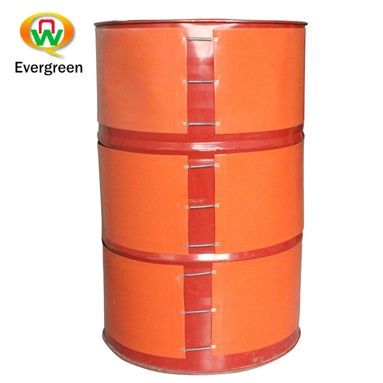 oil bucket heater with different size silicon rubber heater drum heater