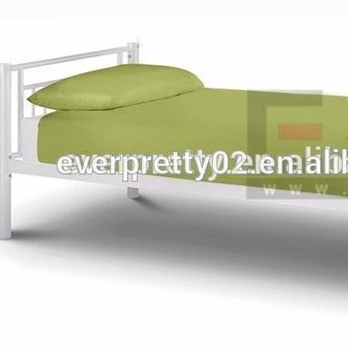 Wholesale School Dormitory Furniture Wrought Iron Low Height Single Steel Bed Designs