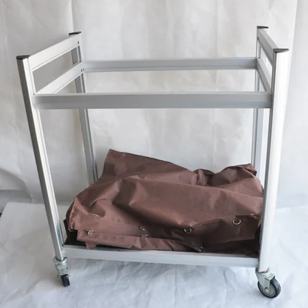 Wholesale Hotel Linen Laundry Cart With 4 Wheels Aluminum Trolley