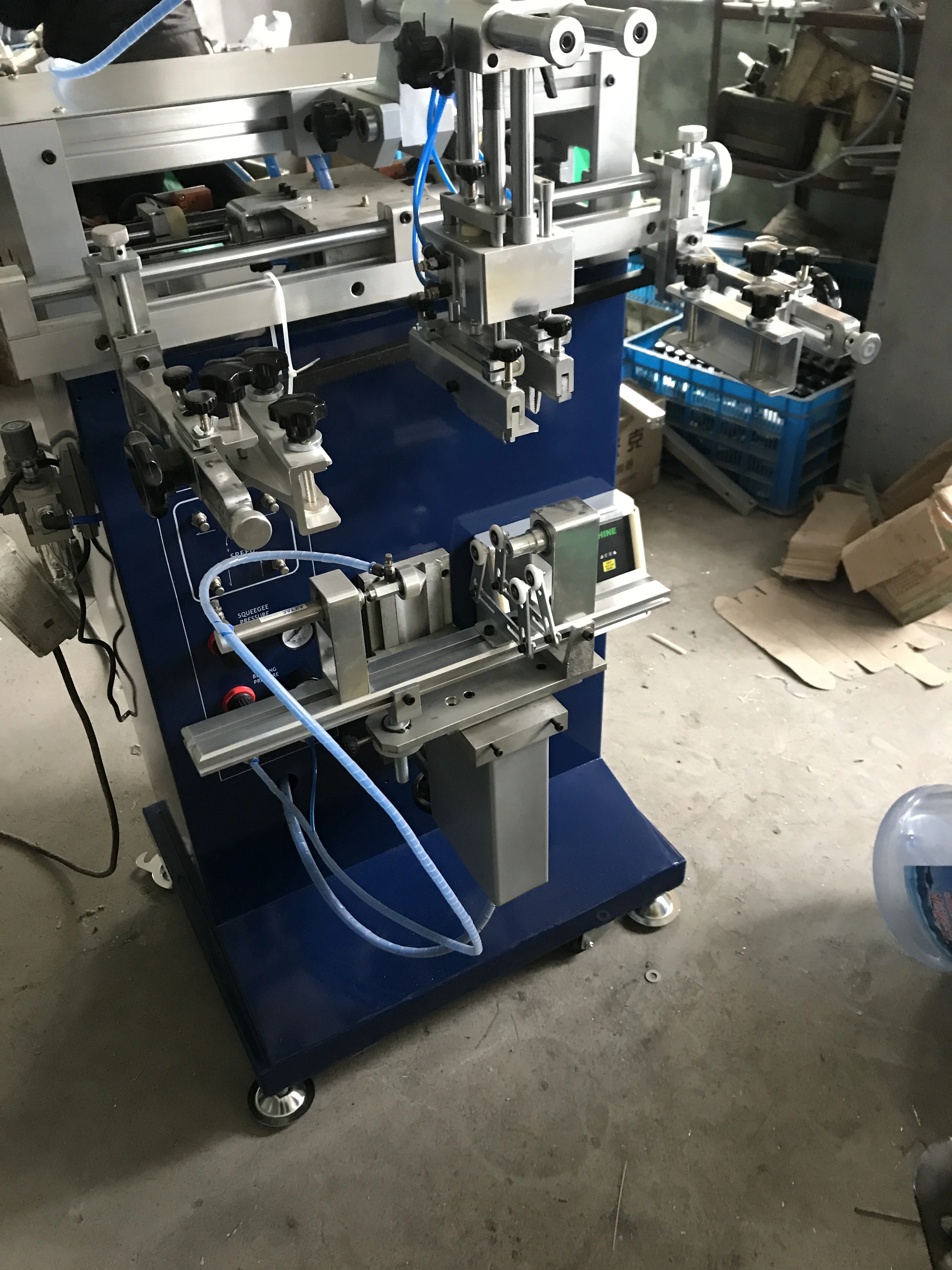 
Pen/Mug/Cup/Glass breaker/perfume bottle Silk Screen Printing Machine 