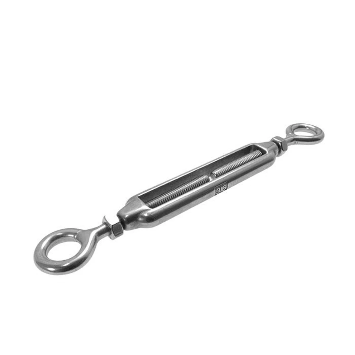 DIN1480 Marine Stainless Steel Double Hooks Open Body Turnbuckle Tensioner M2 M 24 European Type