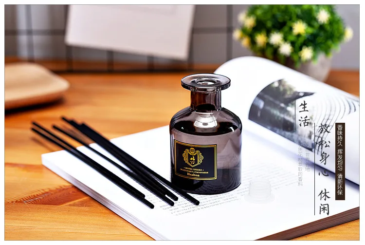 120ml  Hot Sale Round Glass Reed Diffuser Bottle