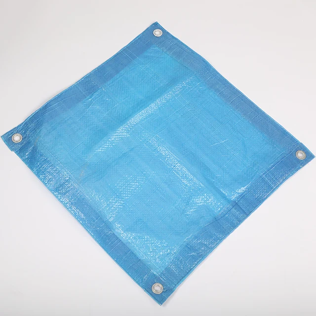 
High Quality Waterproof high-tensile strength Light weight blue color 140g pe tarpaulin for sudan korea market 