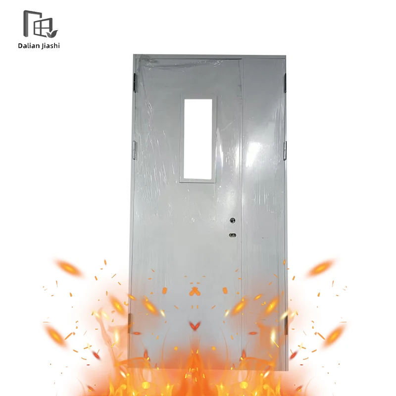 High Strength Steel Fire Rated Door Modern Design Steel Fireproof Escape Door