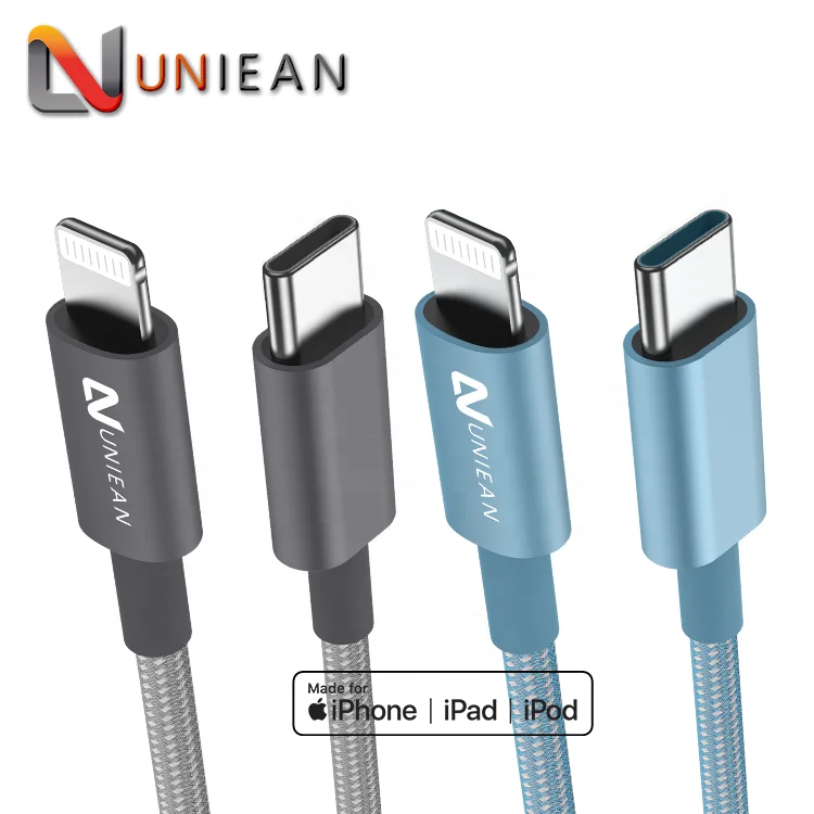 Tipo C оригинальный кабель для зарядки Apple iPhone Lightning 1 м 2 м MFI Сертифицированный USB-C USB Type C к Lightning кабель для быстрой зарядки 20 Вт