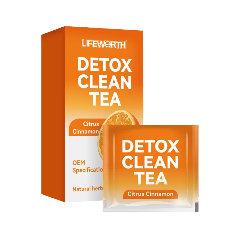 LIFEWORTH Colon Cleanse SIimming 25 Day Detox Tea Herbal Tea with Chamomile Hibiscus Tea & Ginger Root