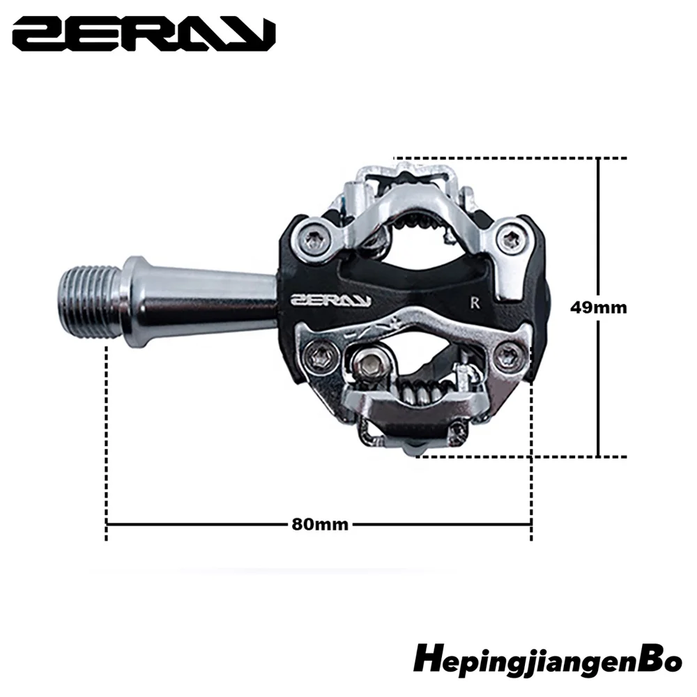 mountain  bike pedals aluminum self-locking bearing mtb clip pedal dual spd Bicycle pedals ZERAY ZP-108S