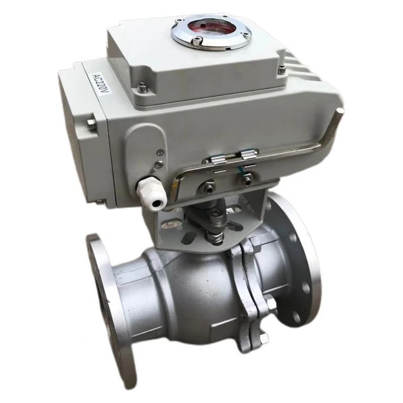 Q941F-25P Electric Actuator Motorized Ball Valve Explosion-Proof Cut-Off Control for Natural Gas Liquid Water OEM Customizable