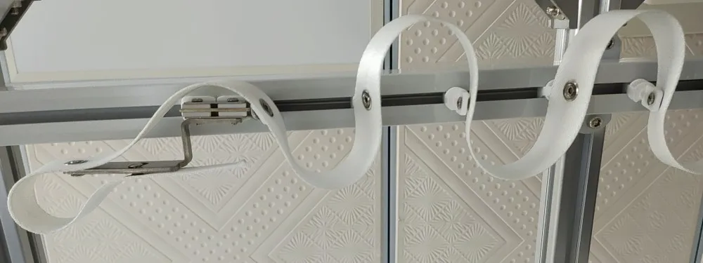 KECO professional ripplefold curtain glider A0025 and curtain track carrier for automatic wave curtain with stainless materials