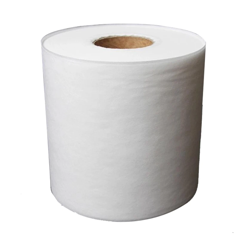 High Quality Soft SS White Blue Spunbond Nonwoven Fabric Top Layer for Face Mask Raw Materials