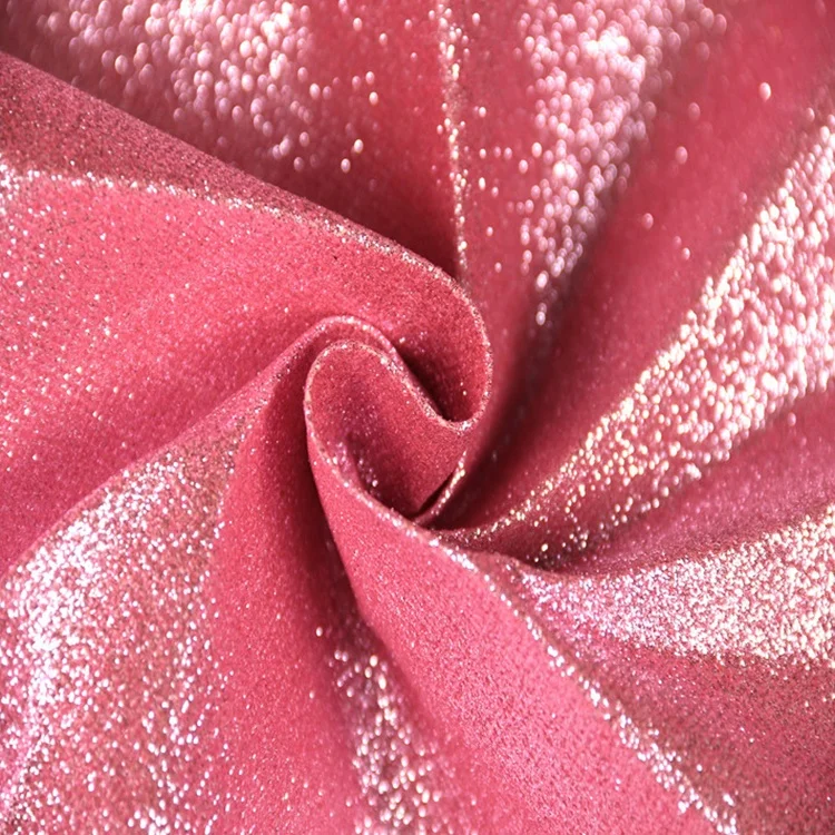 Free Examples of Non Woven Fabrics Shiny 100% Polypropylene Glitter Nonwoven Fabric