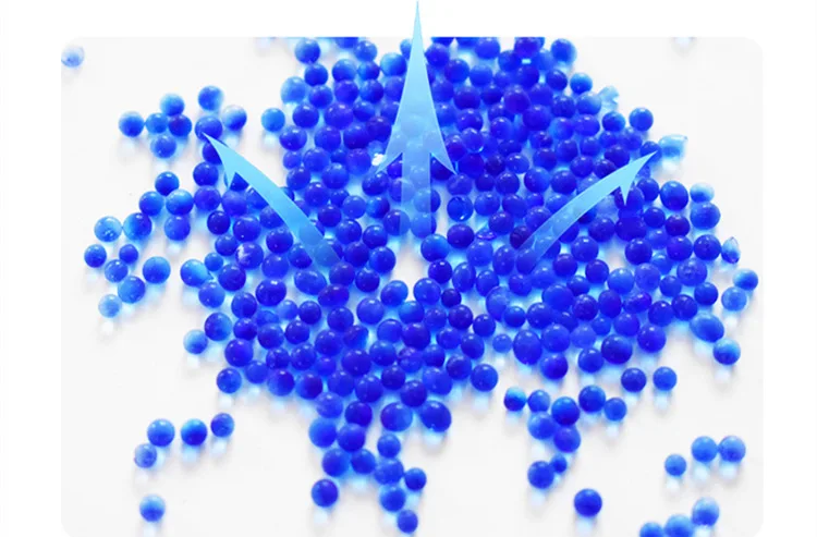 Allochroic silicagel  Blue To pink Silica Gel Desiccant 3-5mm for absorbing moisture CAS No 112926-00-8