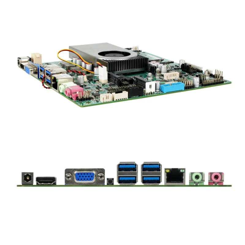 Трехлетняя гарантия Промышленная материнская плата mini-itx Intel 10-го поколения I5-10210U 2 * SO-DIMM DDR4 HD VGA LVDS/EDP три дисплея 6 COM
