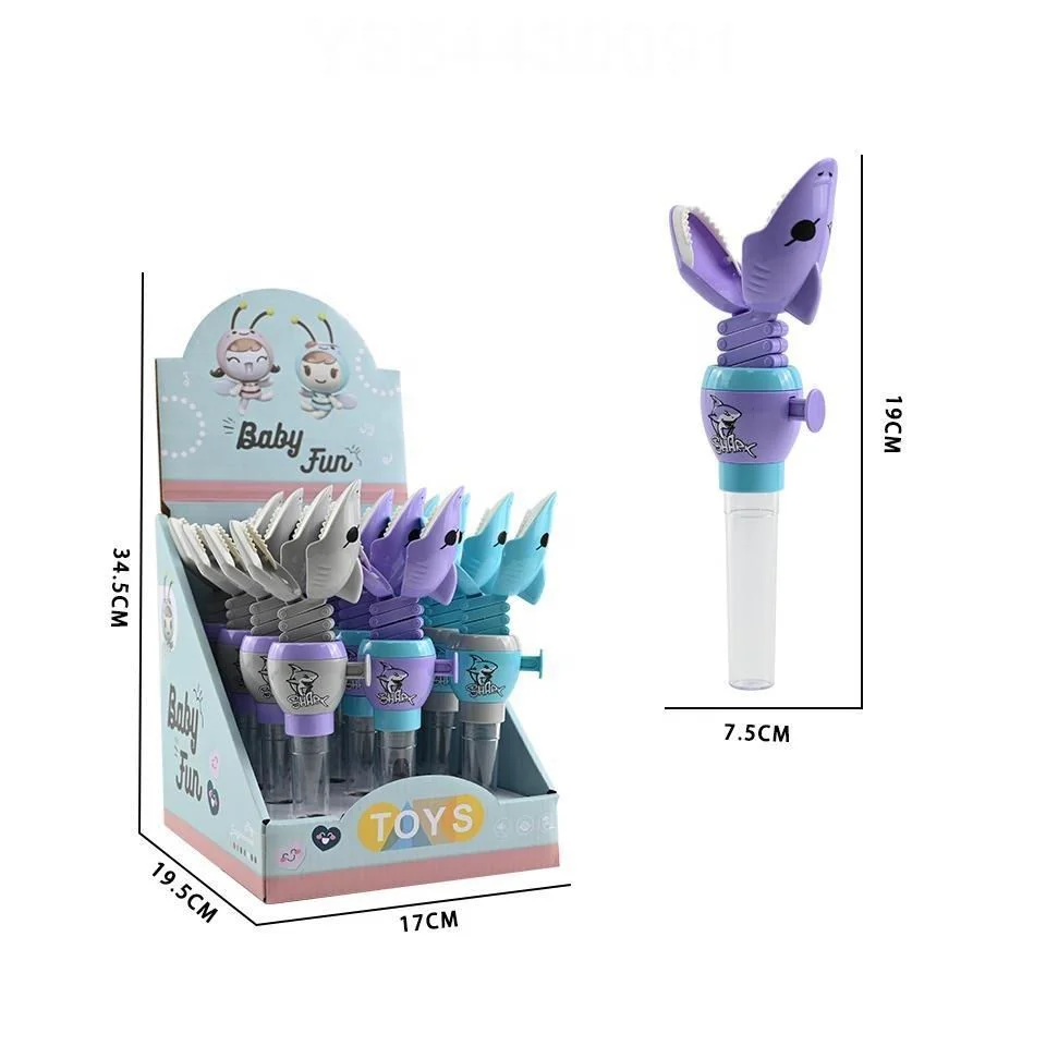 Sweet Gift Shark Candy Toys Funny Grabber Novelty Games Kids Plastic Promotional Candy Toys