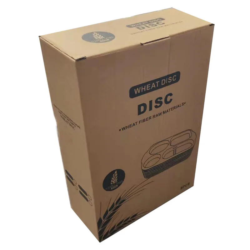 2022 Amazon Hot Sale New Design High Quality Fast Food Dish Eco friendly Wheat Straw School Lunch Food kids lunch plates