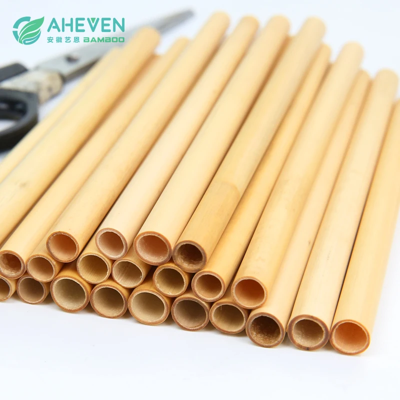 Hot Sale Factory Direct 100% Nature Eco-friendly Disposable Individually Wrapped Reed Straw