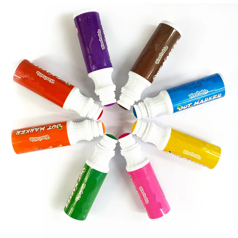 Non-Toxic Kids Washable Bingo Art Marker Dot Paint Markers