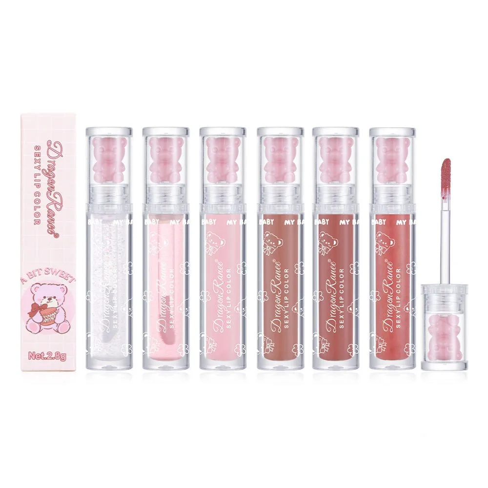 dragon ranee 6 color lip oil water lip gloss moisturizing lip glaze glass no blooming skin care