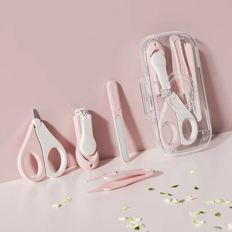Hot Sell Wholesale 4 In 1 Safe Use Baby Care Set Nail Kit Baby Care Kit Baby Manicure Kit