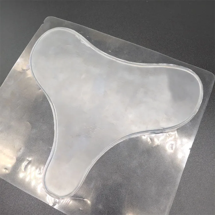 Heart Shape Waterproof Reusable Anti-wrinkle Chest Pad,Skin Care Chest Pad,Silicone Transparent Chest Pad