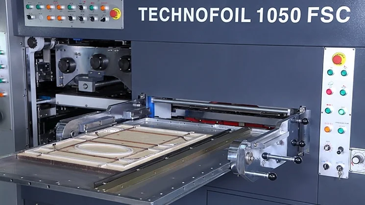 
TECHNOFOIL 1050-FSC Fully Automatic Foil stamping embossing and die cutting machine 
