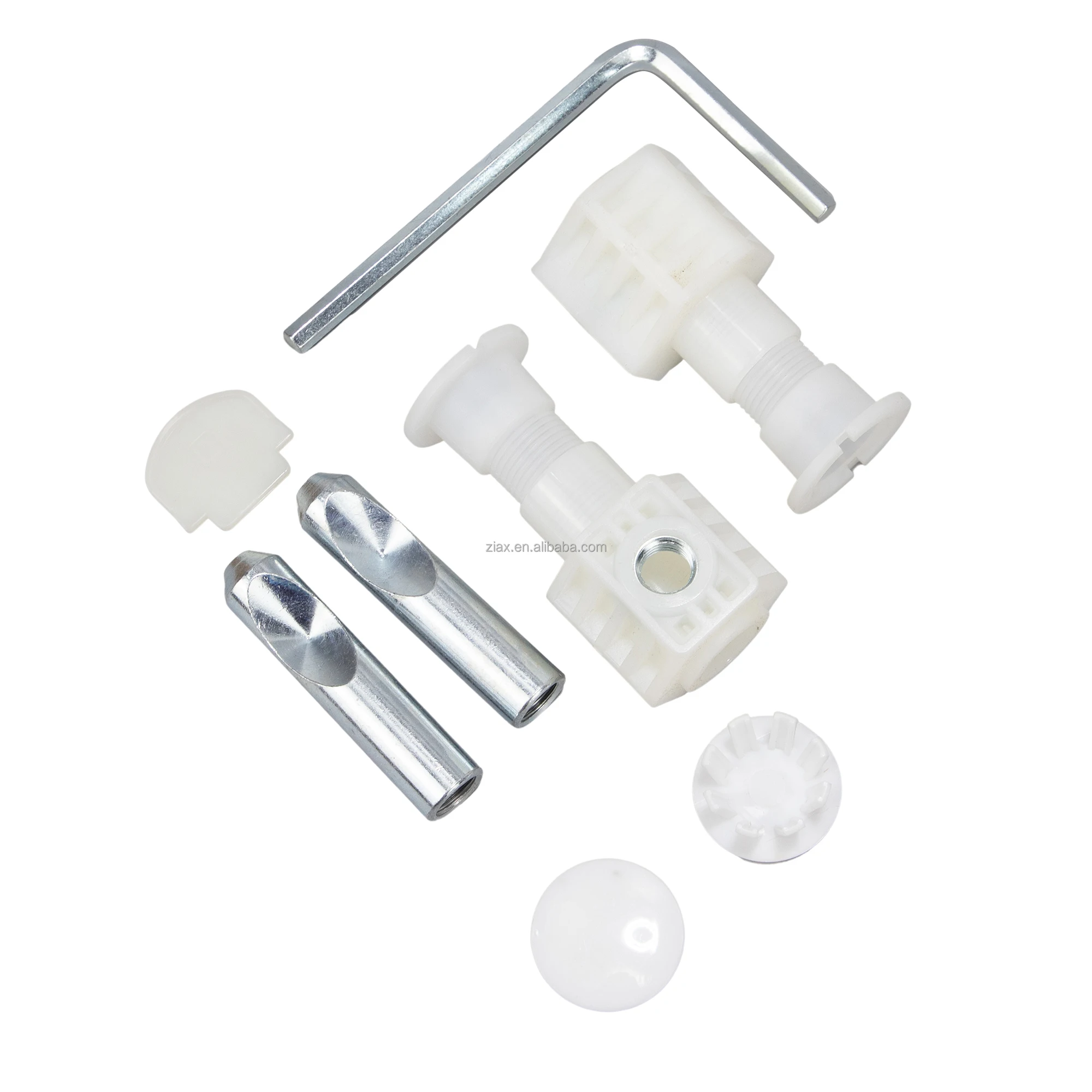 DIY wall hung toilet accessory metal bolt anchor with gasket POM SUS304  toilet bolt tools