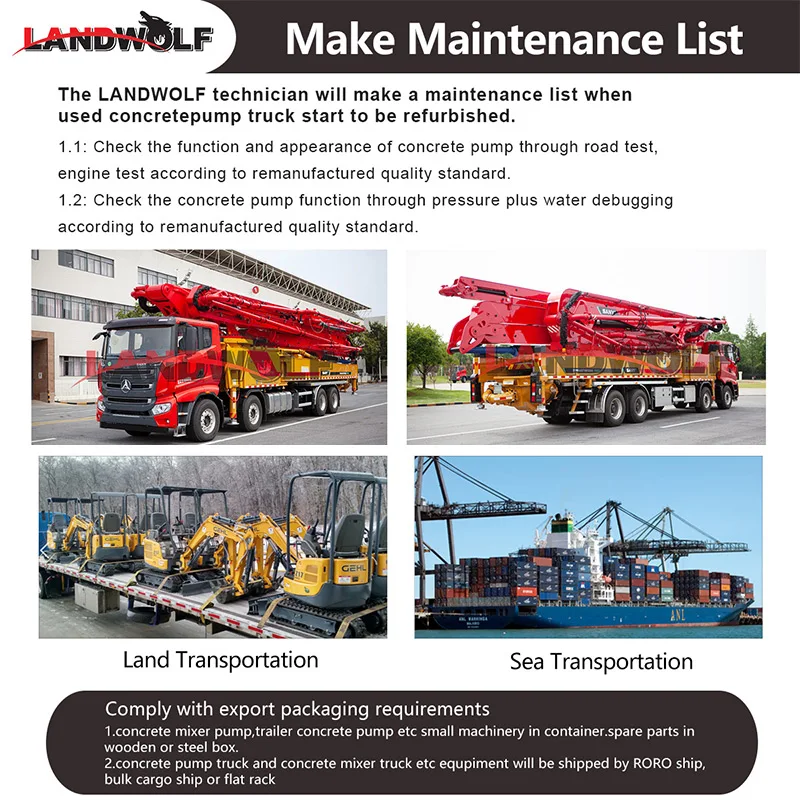 Second hand Concrete Placing Boom Beton Pumper Machine Used Truck Mounted Concrete Pump for Isuzu