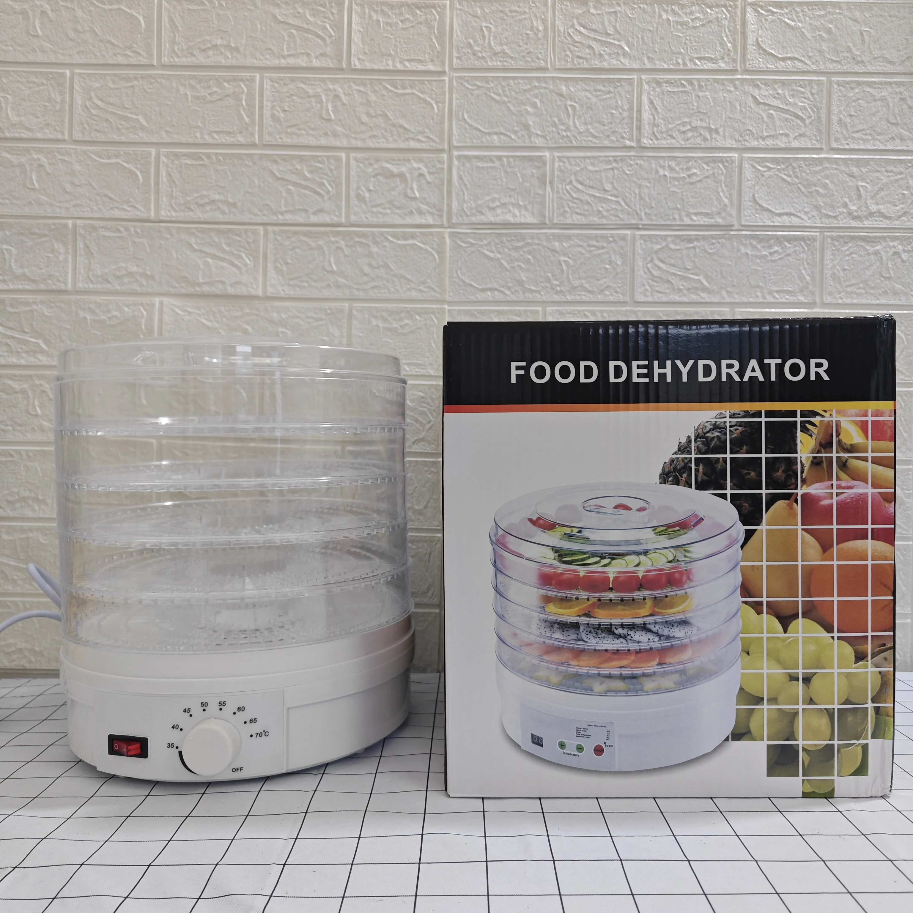 Fruit and vegetable dried fruit machine Food dryer Household dried meat pet food dehydrating air dryer resin Drying apparatus