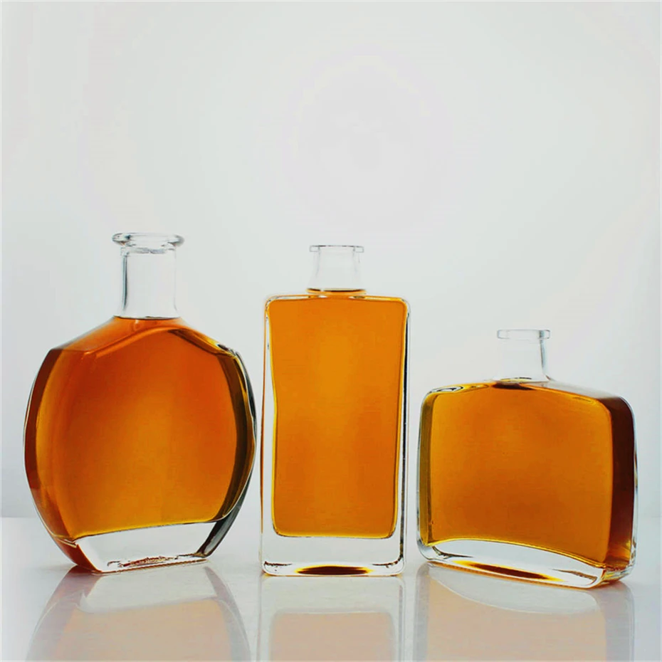 Wholesale Price Fast Delivery Empty Vodka Rum 370Ml 700Ml 750Ml Whiskey Brandy Gin Brand Glass Bottles for Wine