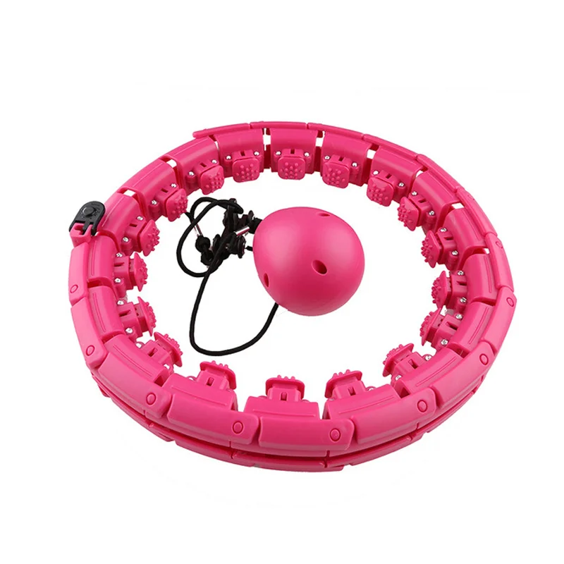 Smart Weighted Hula-hoop Lose Weight Exercise Detachable Portable Sports Circle