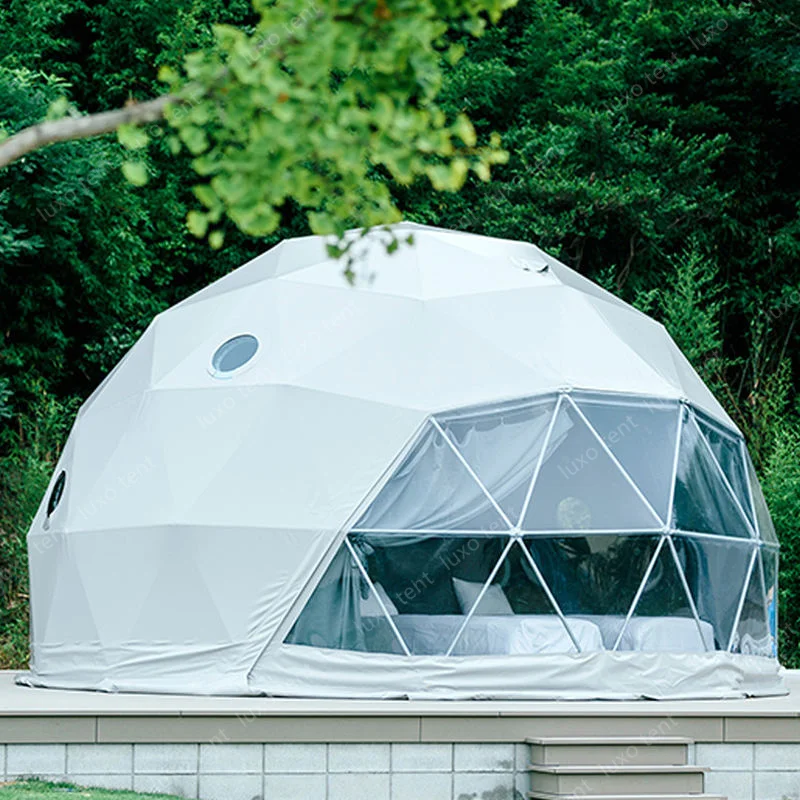 Custom resort tent luxury glamping tent round geodesic igloo dome houses tent
