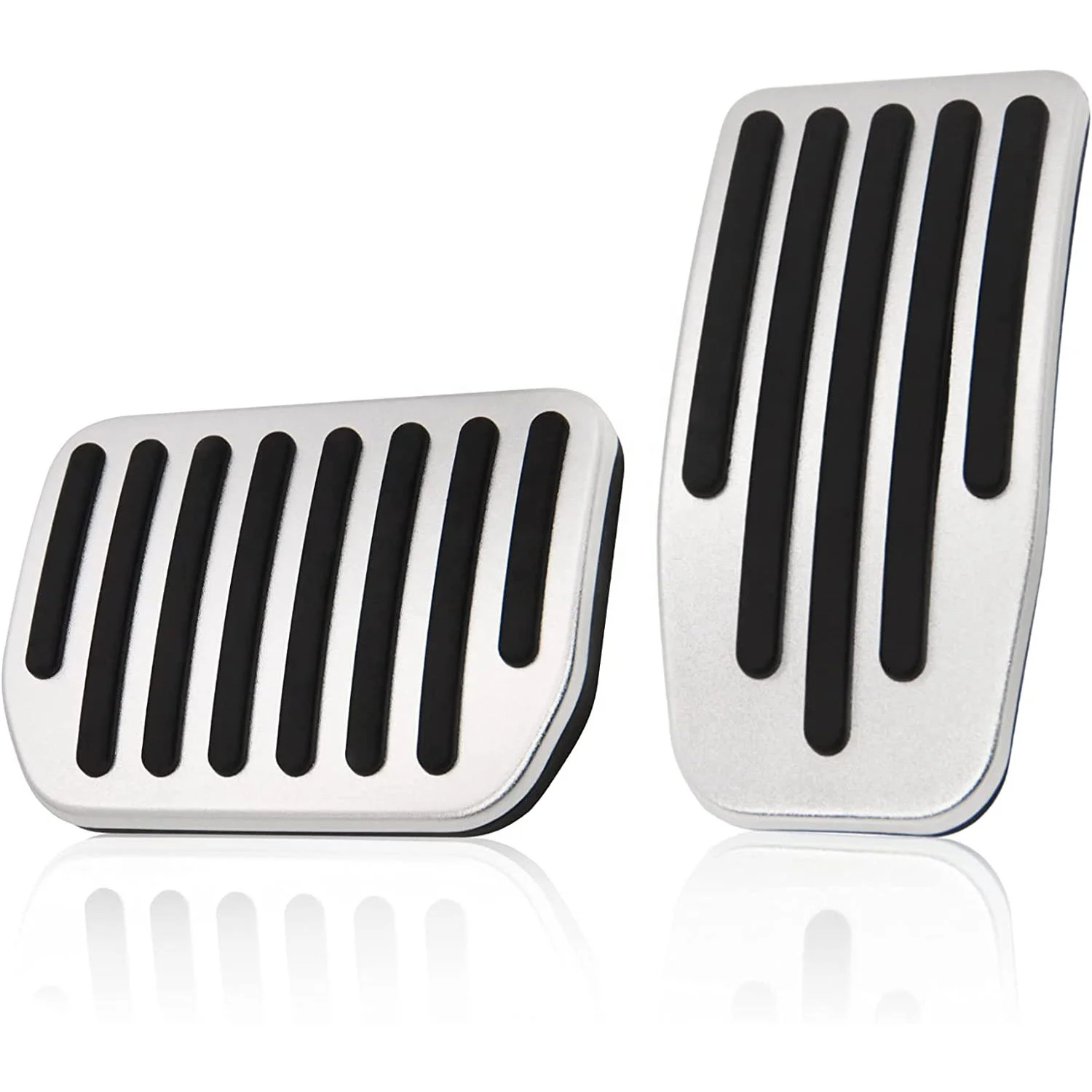 Pedal Pad,Car Interior Parts for Tesla Model 3,Auto Aluminum Alloy Brake Pedals Foot Rest Covers