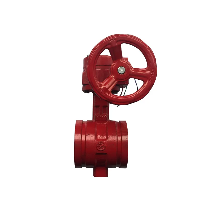pn10 pn16  turbo signal groove butterfly valve