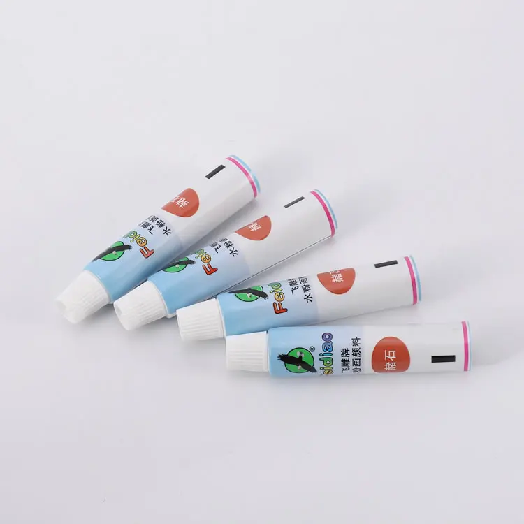 OEM/ODM Empty 5/10/15/20g Custom Printing Mini Aluminum Plastic Tube ABL Paint tube for painting and oil painting