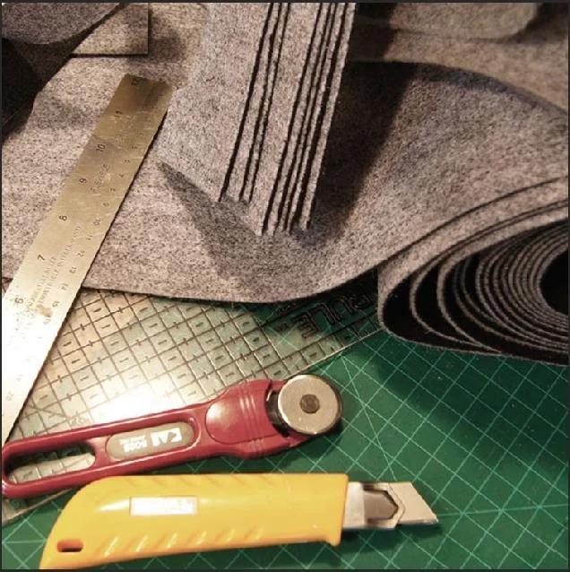 Wholesale industrial 5mm thick felt fabric fabric